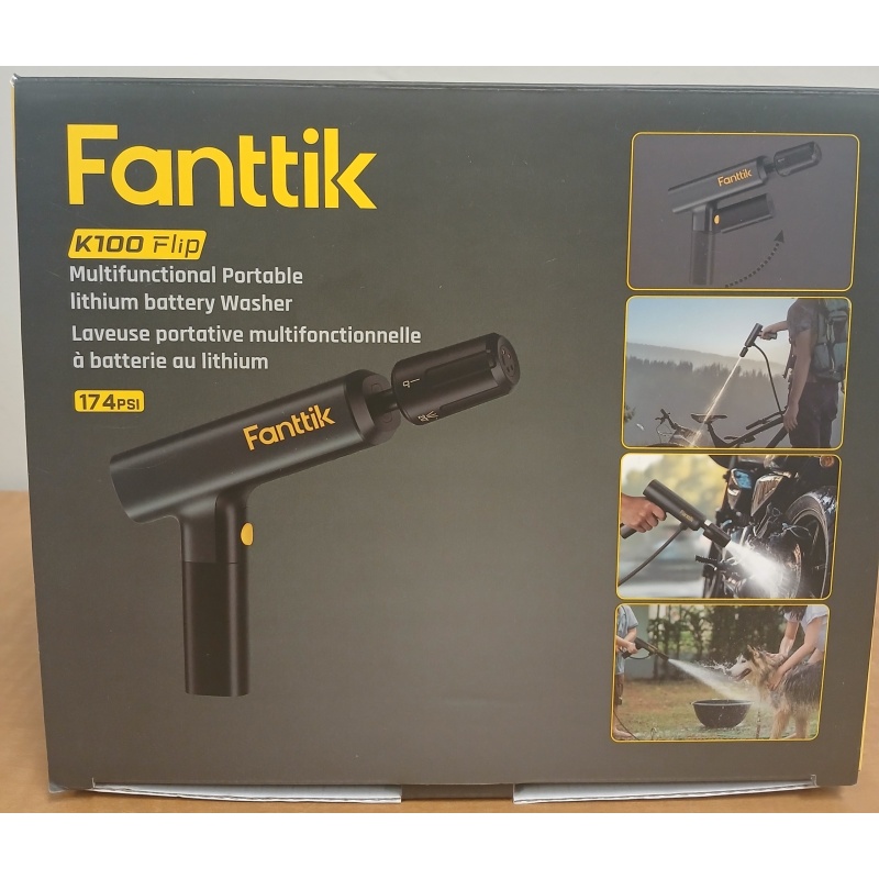 LG2 ts Fanttik Multifunction Portable pressure washer- tested
