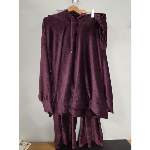 Bin57 DK Purple velour track suit 4x
