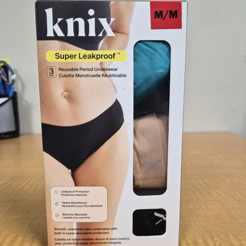 Bin96 ts Knix Super Leakproof Reusable Period Underwear 3pk Medium