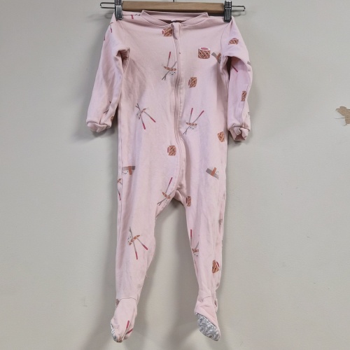 bin104 Pekkle 24month Girls Pink Sushi Onesie