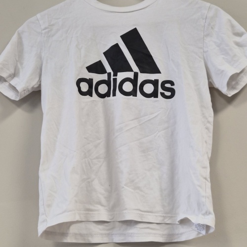 bin32 DK Boys Small Adidas White Tee