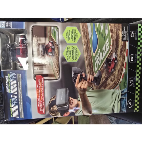 LG2 MICROFPV REMOTE CONTROL VR CAR SET (MSRP $65) OPEN BOX