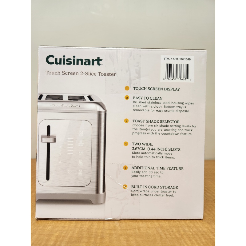 LG6 LM Brand New Cuisinart TouchType Screen 2-Slice Toaster