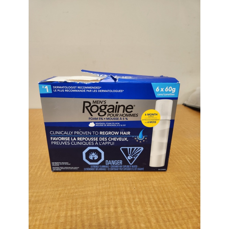 BIN 27 VC Men's Rogaine (6×60g) open box