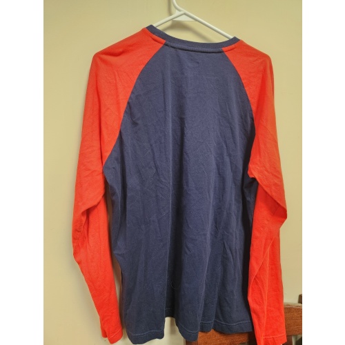 BIN89 AS Puma red and blue mens long sleeve shirt size L