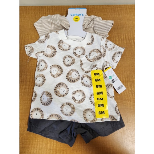 BIN102 AS baby clothes 3 pack size 6m