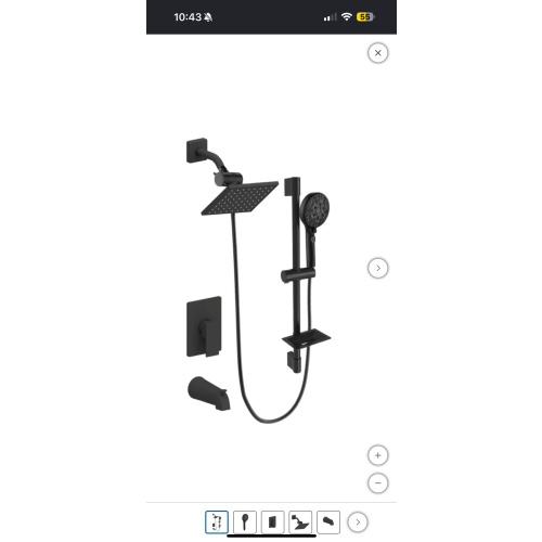 LG2 ts Akuaplus Adjustable Shower Post System retails at Costco for $349.99