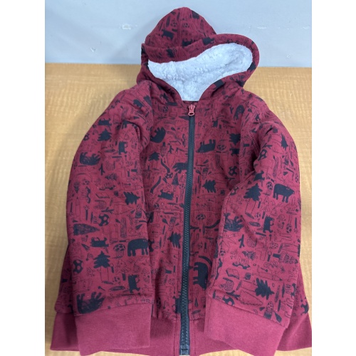 Bin102 ts joe fresh 5 years maroon zip up