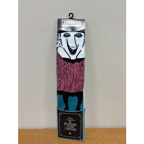 Bin8 ts nightmare before Christmas ages 14+ sock size 10-13 white/pink/turquoise new