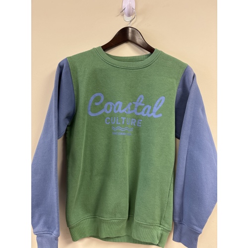 BIN32 DK Coastal Culture - Prince Edward Island Blue/Green Hoodie Size XS