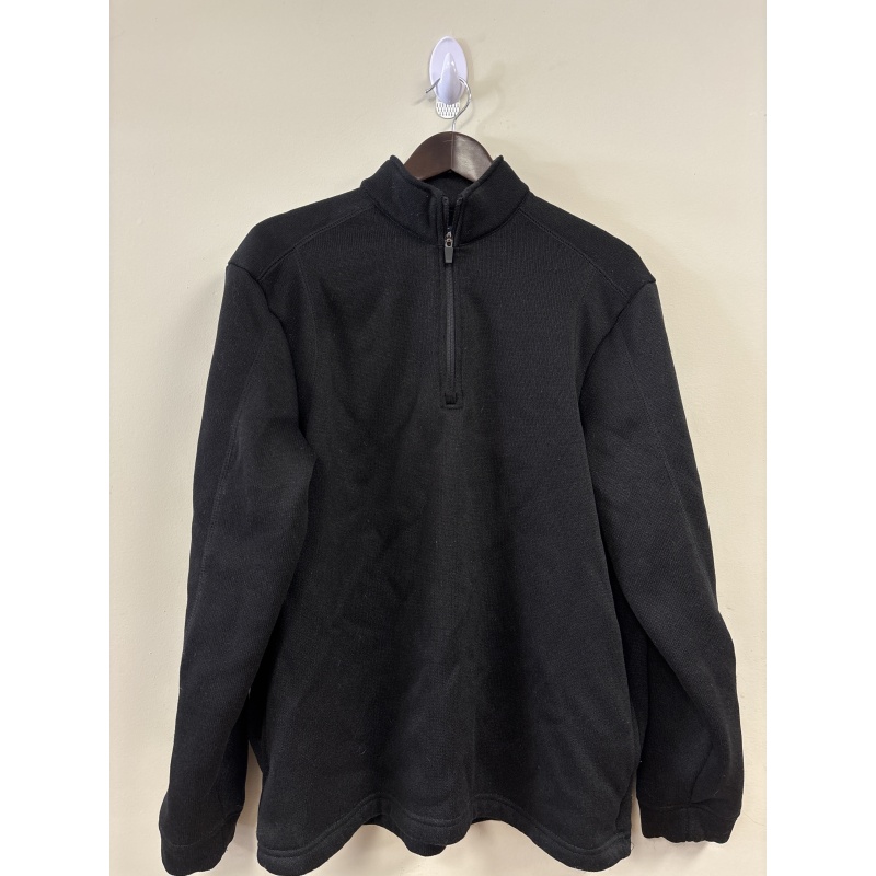 BIN82 DK Men’s Black Zip Up - Ben Hogans - Performance Crewneck Size Medium