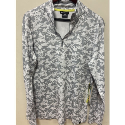 Bin94 ts Kyoda. Women’s medium grey/white top new