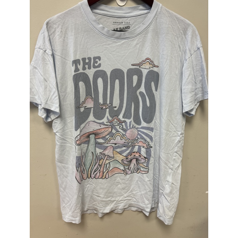 Bin37 ts AE the doors men’s XS pale blue t shirt