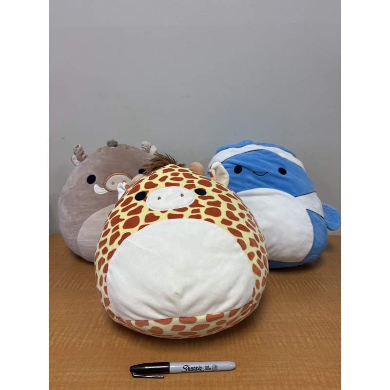 LG4 ts 3 large squishmallows (in bag)