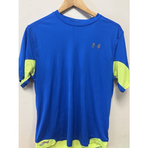 Bin36 DK Underarmour men’s medium blue with neon green t shirt