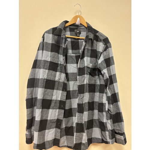 Bin83 DK H&M men’s XL black/grey shirt
