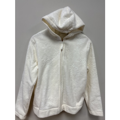 Bin56 DK Classic Elements women’s medium petite 10-12 cream coloured zip up