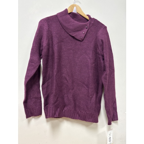 Bin55 DK Alia women’s small burgundy sweater new