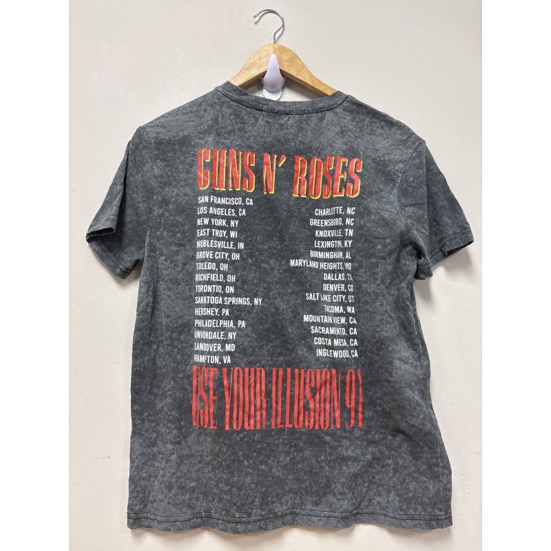 Bin84 DK Guns N’ Roses men’s medium grey t shirt