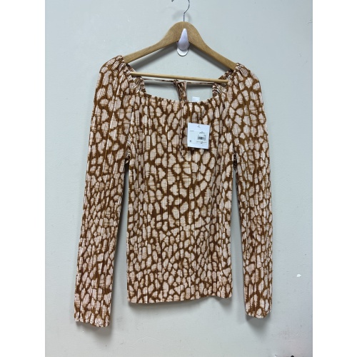 Bin30 DK BB Dakota women’s medium brown top new