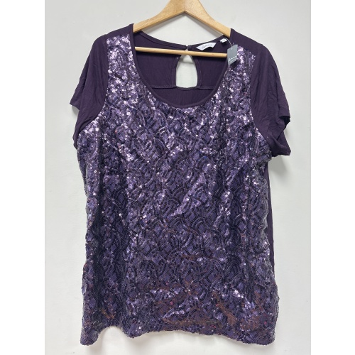 Bin30 DK Reitmans women’s 2X purple top new