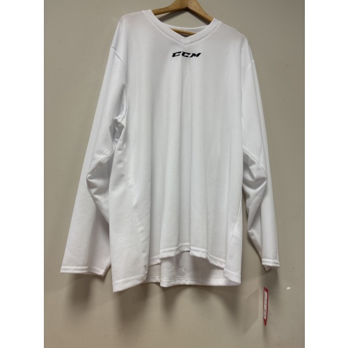 Bin86 DK CCM men’s large white practice jersey new
