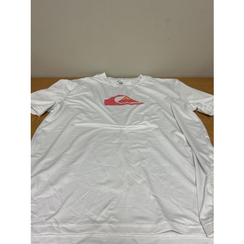Bin65 ts Quicksilver boys XL 14-16 white t shirt