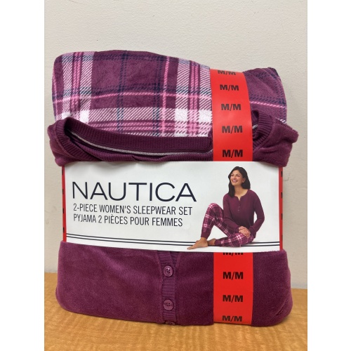 Bin79 ts Nautical women’s medium purple/pink pyjama set new