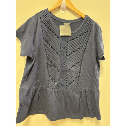 Bin60 ts Denver Hayes women’s XL navy top new