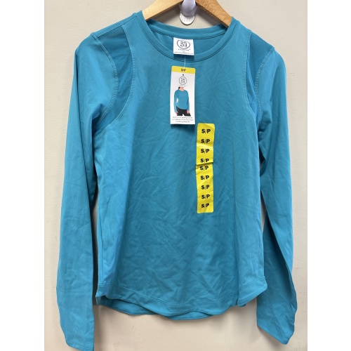 Bin60 ts Sage Collective women’s small teal top new
