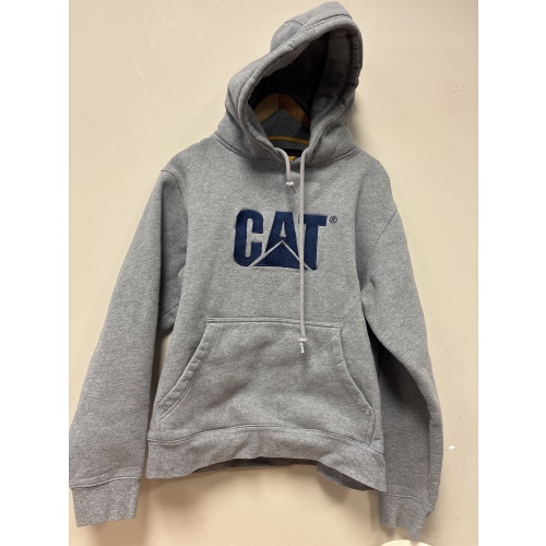 Bin19 ts CAT men’s medium grey hoodie