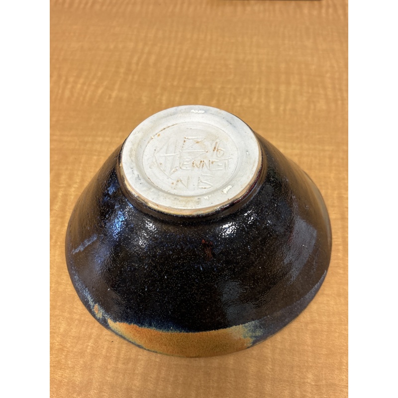 Bin24 ts Pottery bowl- made in NB ‘96 (wrapped in bag)