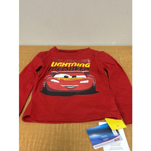 Bin24 ts Cars 3T red shirt new