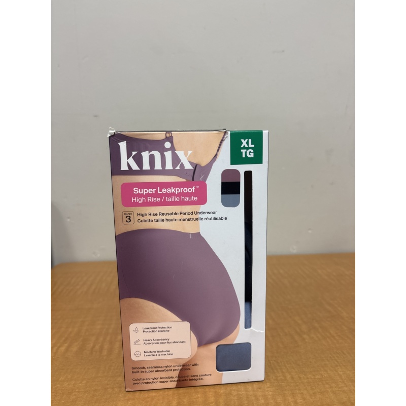 Bin24 ts Knix women’s XL high rise reusable period underwear new- 2 included
