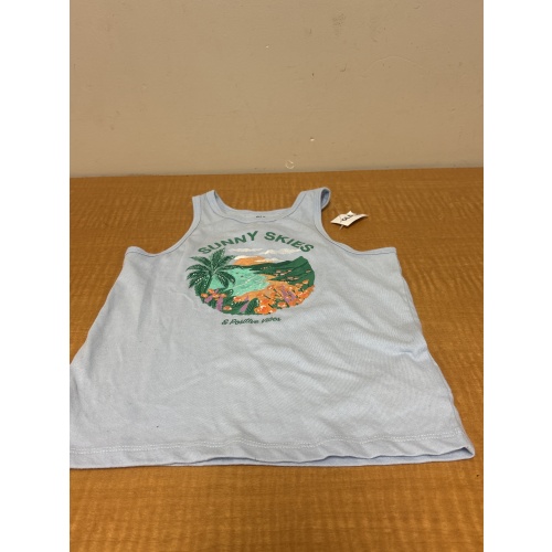 Bin90 ts old navy girls small 6-7 blue tank top new