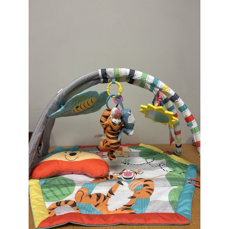LG5 ts Bright Starts Disney Baby Winnie the Pooh Happy As Can Bee Activity Gym- Tigger plays music