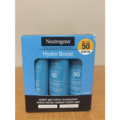 Bin59 ts Neutrogena 3x88ml water gel lotion sunscreen