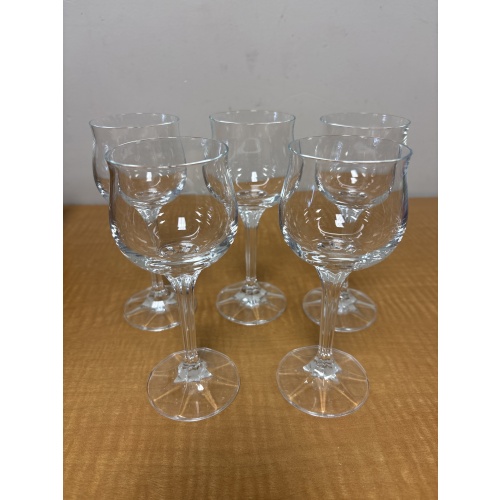 LG6 ts Vintage crystal tulip glasses (in box)