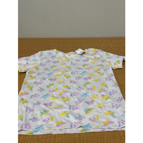 Bin96 ts 5yrs white butterfly t shirt new