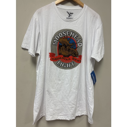 Bin96 ts Moosehead men’s large white t shirt new