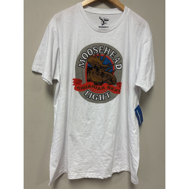 Bin96 ts Moosehead men’s large white t shirt new