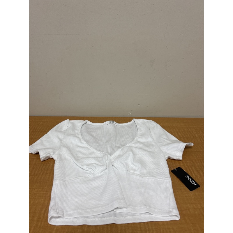 Bin96 ts Ardene women’s small white top new