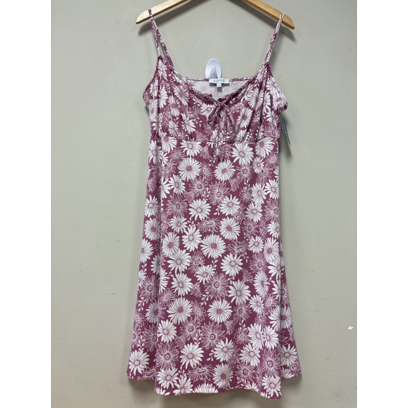 Bin97 ts Women’s XL pink/white floral dress new