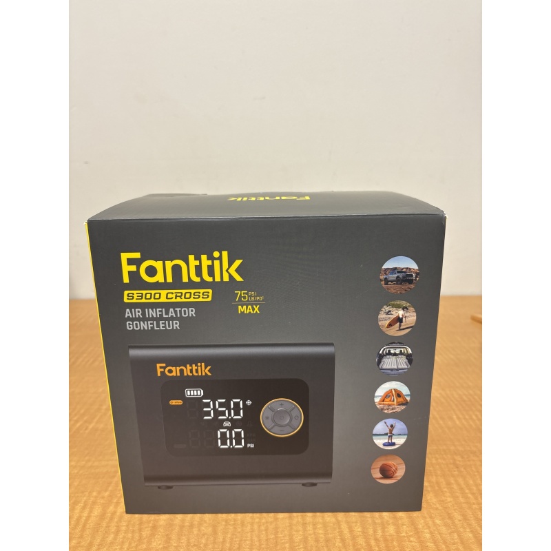 LG2 ts Fanttik S300 cross air inflator- new box opened to test