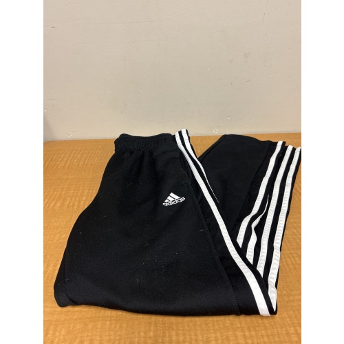 Bin10 ts Adidas men’s medium black with stripes pants