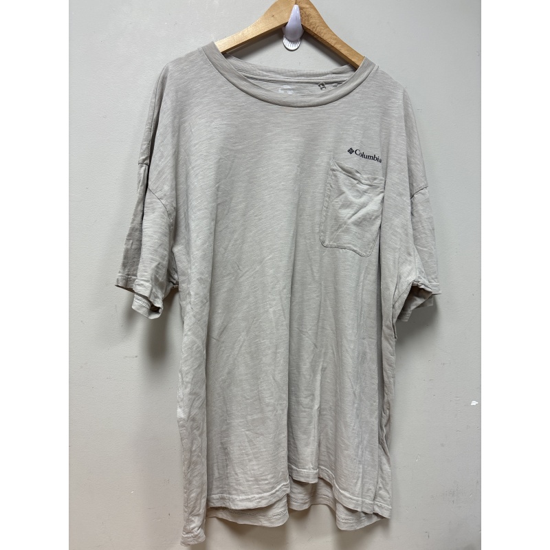 Bin36 ts Columbia men’s XL light beige t shirt