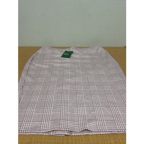 Bin88 ts Halara women’s large pink plaid skirt new