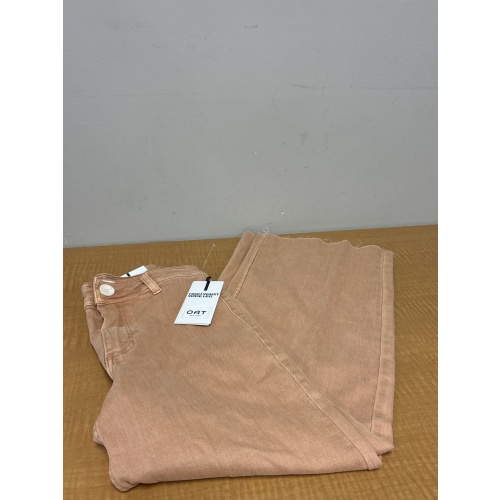 Bin46 ts OAT New York women’s 27 high waist wide leg orange pants new
