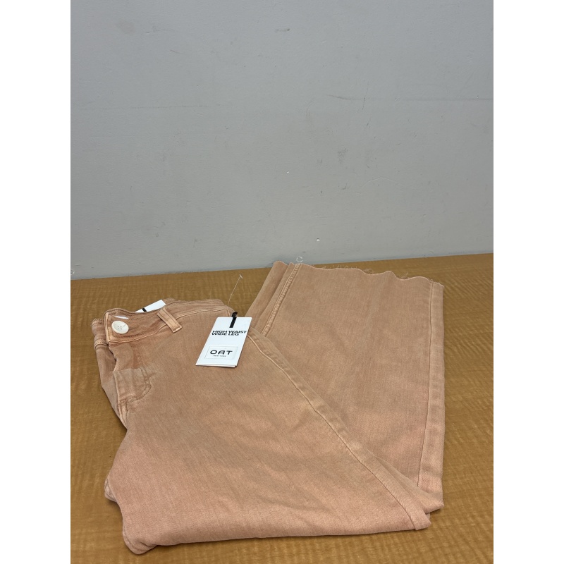 Bin46 ts OAT New York women’s 27 high waist wide leg orange pants new