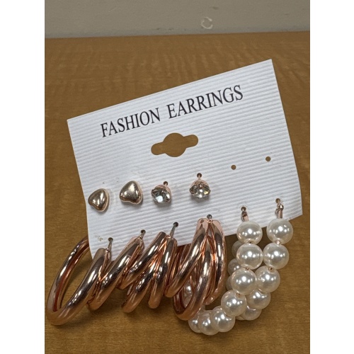 BinJ ts earrings- 5 pairs